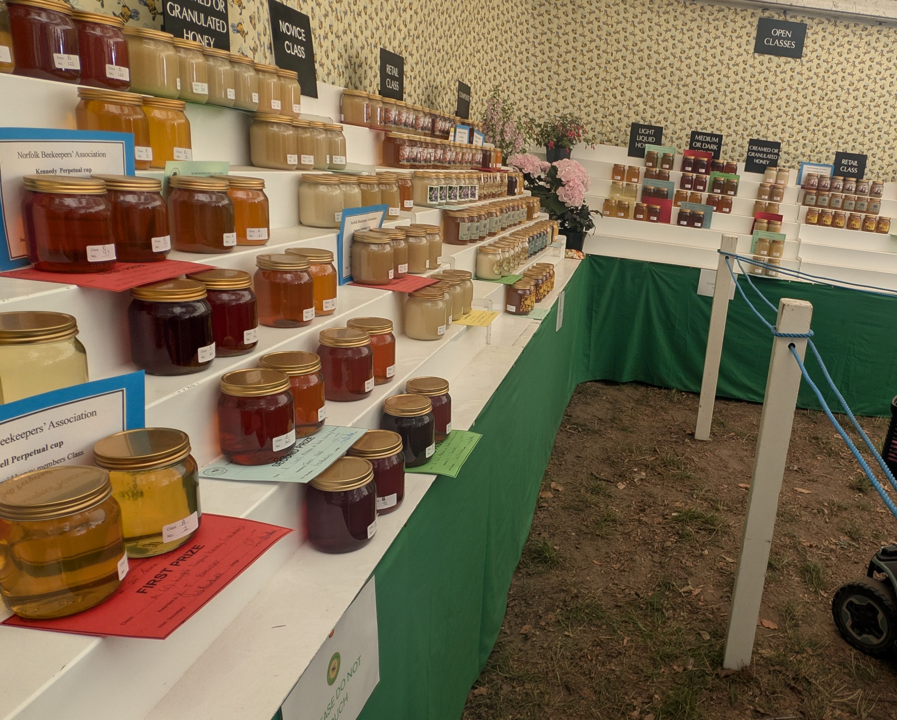The Honey Show - with many different types